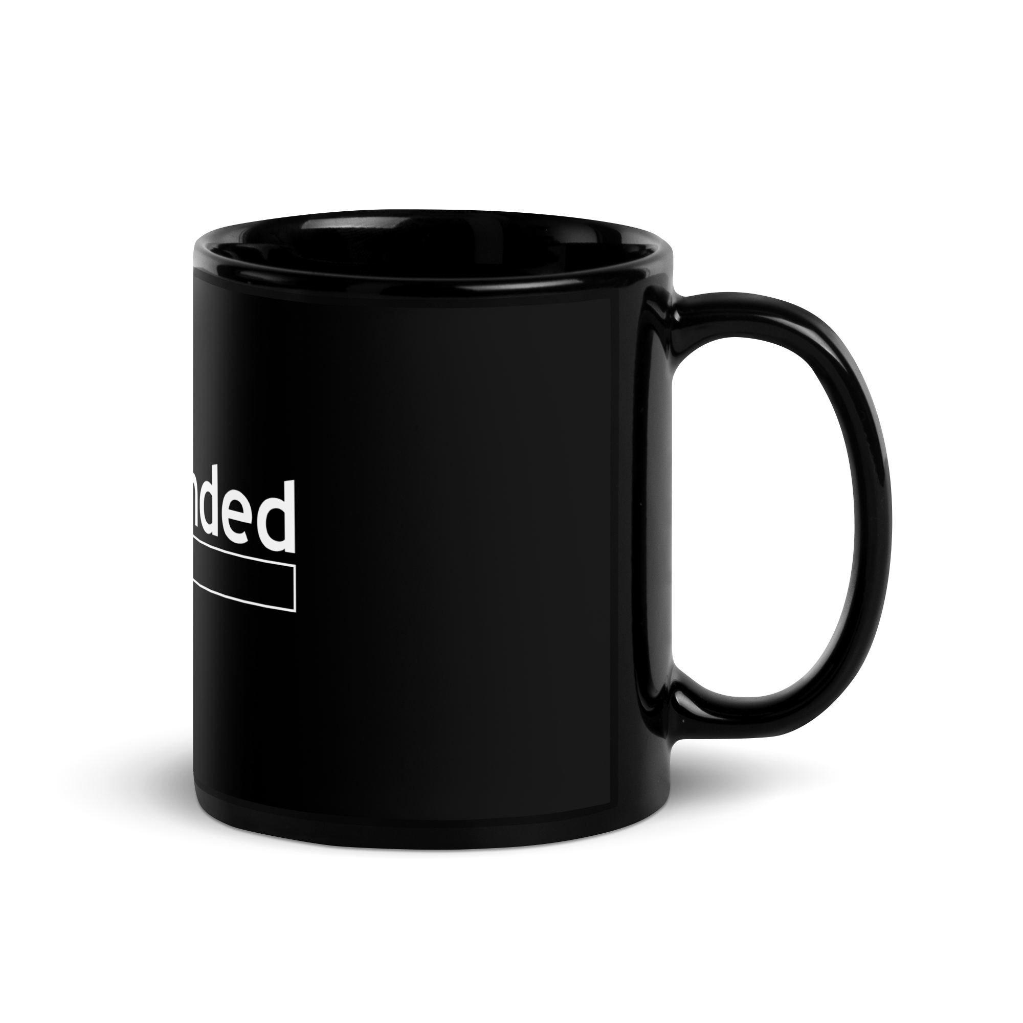 Black Glossy Mug - Canvas Line