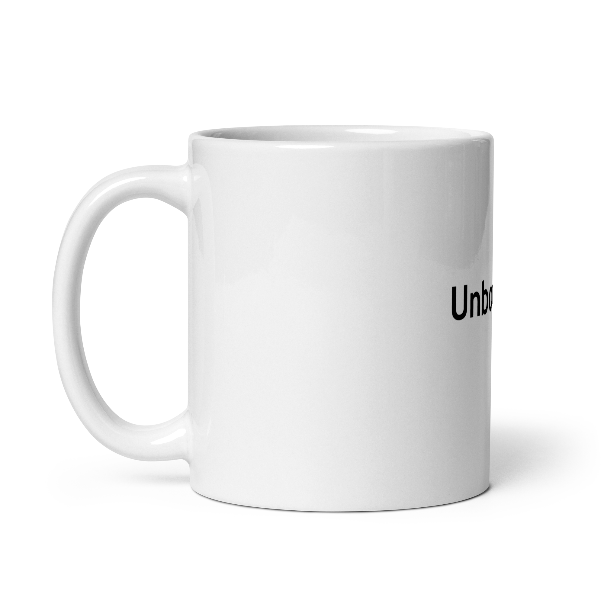 White glossy mug - Focus